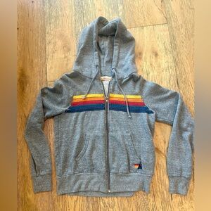 Aviator Nation 5 stripe hoodie XS